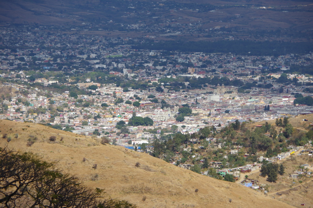 View of Oaxaca from Montealbán