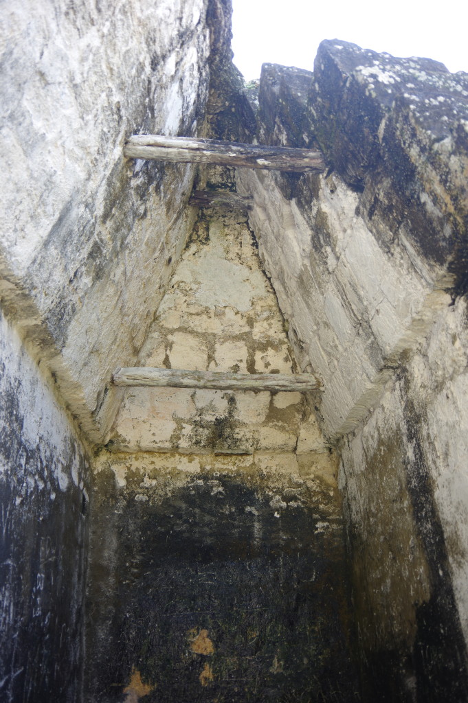 Inside one of the larger temples