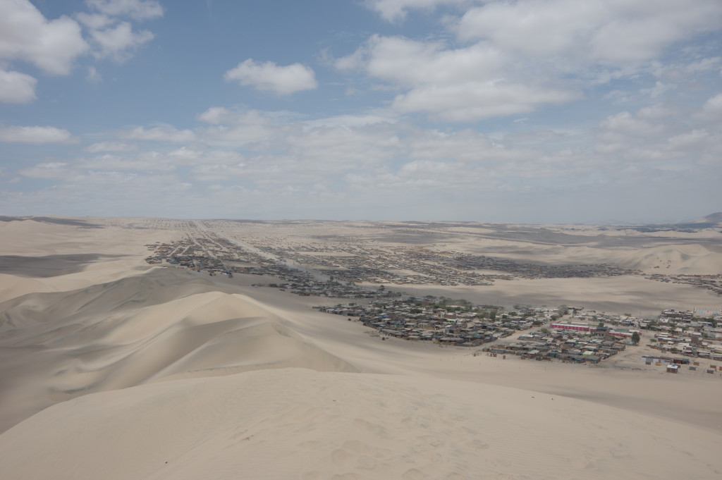 View from the dunes -  Ica stretches out into the desert!