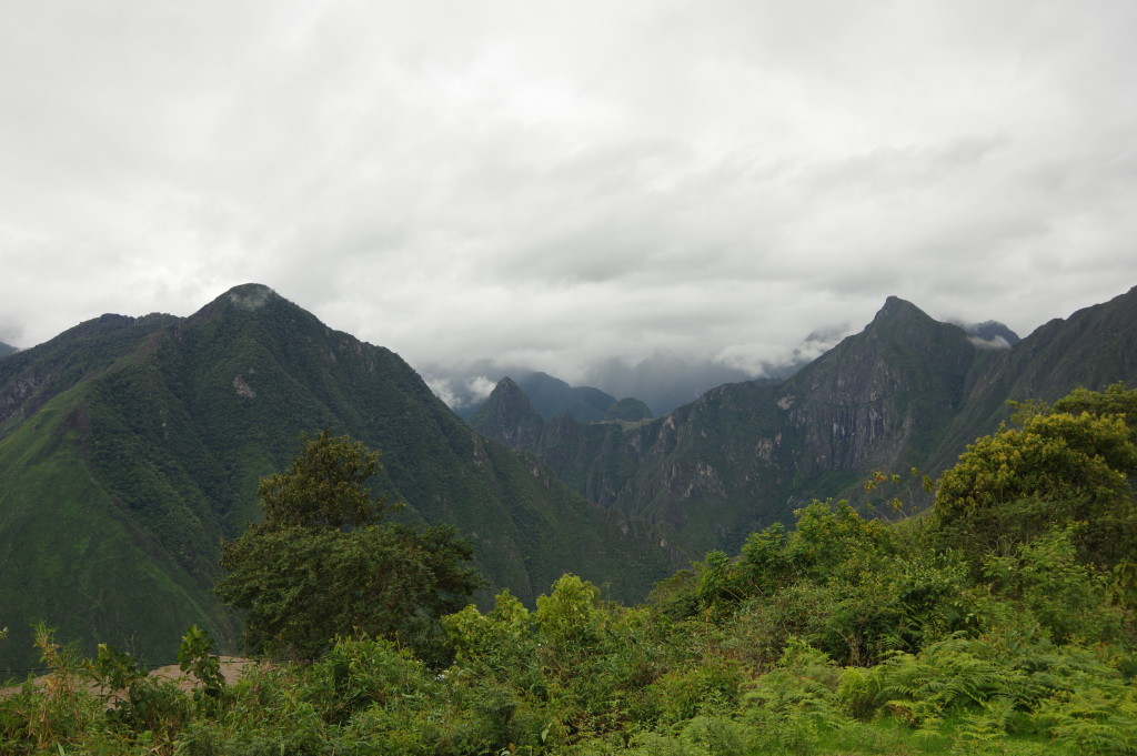 A first glimpse of Machu Picchu