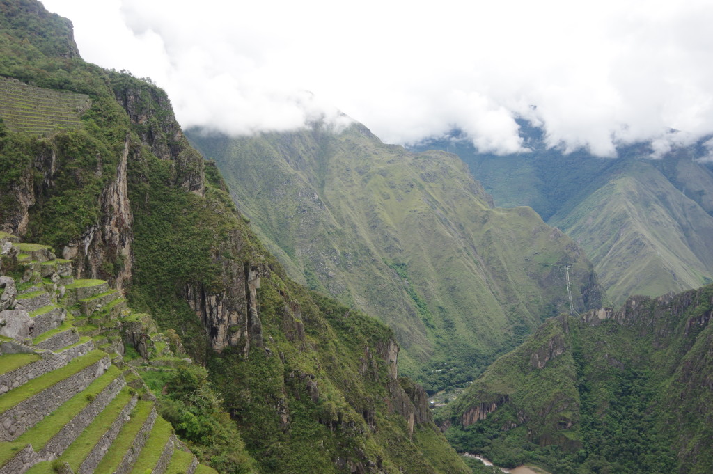 View towards Llactapata (from where I first saw Machu Picchu)