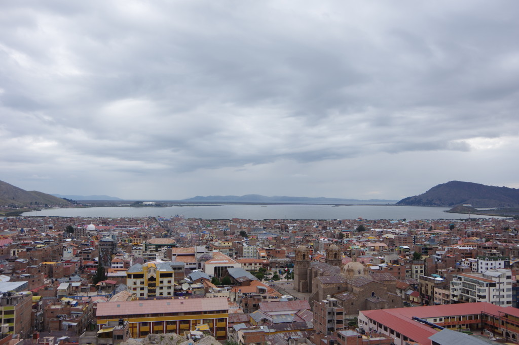 View towards Lake Titicaca