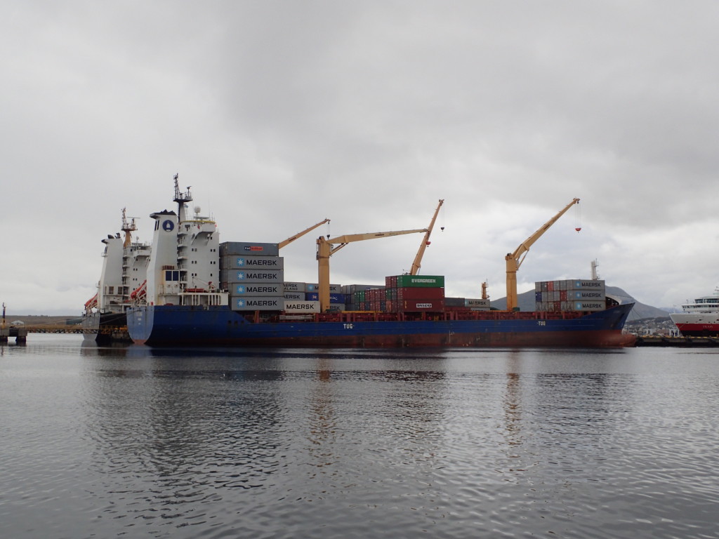 Usuhaia is still an important port for boats calling at Antarctica, among others